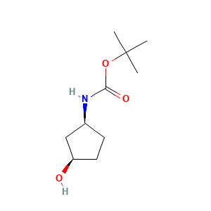 1,1-Dimethylethyl N-((1S,3R)-3-hydroxycyclopentyl)carbamate