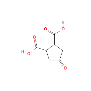4-Oxo-1,2-cyclopentanedicarboxylic acid