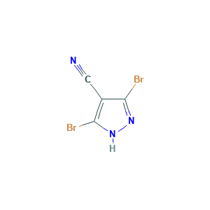 3,5-Dibromo-1H-pyrazole-4-carbonitrile