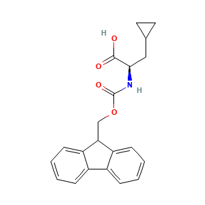 (R)-2-((((9H-Fluoren-9-yl)methoxy)carbonyl)amino)-3-cyclopropylpropanoic acid