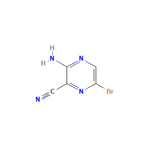 3-Amino-6-bromopyrazine-2-carbonitrile