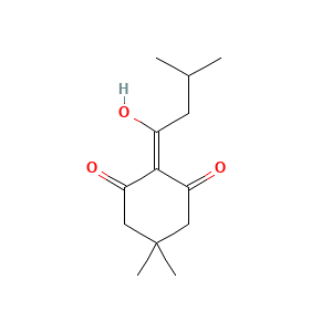 2-(1-Hydroxy-3-methylbutylidene)-5,5-dimethyl-1,3-cyclohexanedione