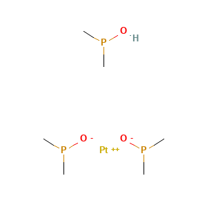 Hydrido(dimethylphosphinous acid-kP)(hydrogen bis(dimethylphosphinito-kP))platinum(II) Ghaffar-Parkins catalyst