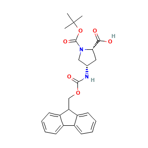 (4S)-4-N-Fmoc-amino-1-Boc-L-proline