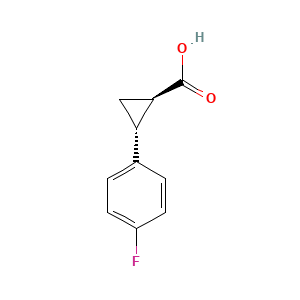 rac-(1R,2R)-2-(4-fluorophenyl)cyclopropane-1-carboxylic acid