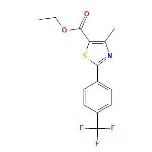 4-Methyl-2-(4-trifluoromethyl-phenyl)-thiazole-5-carboxylic acid ethyl ester