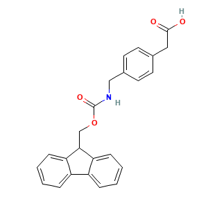 2-(4-(((((9H-fluoren-9-yl)methoxy)carbonyl)amino)methyl)phenyl)acetic acid