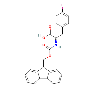 N-((9H-Fluoren-9-ylmethoxy)carbonyl)-4-fluoro-D-phenylalanine