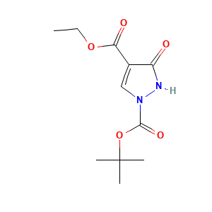 1-tert-butyl 4-ethyl 3-hydroxy-1H-pyrazole-1,4-dicarboxylate