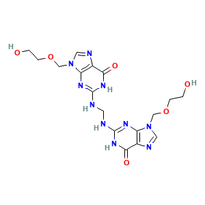2,2'-(methylenebis(azanediyl))bis(9-((2-hydroxyethoxy)methyl)-1H-purin-6(9H)-one)