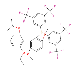 Bis[3,5-bis(trifluoromethyl)phenyl][3,6-dimethoxy-2',6'-bis(1-methylethoxy)[1,1'-biphenyl]-2-yl]phosphine