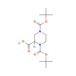 1,4-Di-Boc-piperazine-2-carboxylic acid