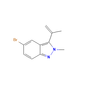 5-Bromo-2-methyl-3-prop-1-en-2-ylindazole