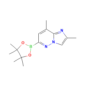 2,8-Dimethyl-6-(4,4,5,5-tetramethyl-1,3,2-dioxaborolan-2-yl)imidazo[1,2-b]pyridazine