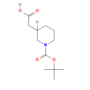2-(1-((Tert-butoxy)carbonyl)piperidin-3-yl)acetic acid
