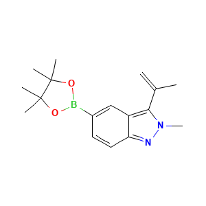 2-methyl-3-(prop-1-en-2-yl)-5-(4,4,5,5-tetramethyl-1,3,2-dioxaborolan-2-yl)-2H-indazole
