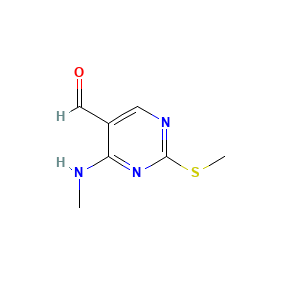 4-(Methylamino)-2-(methylthio)pyrimidine-5-carbaldehyde