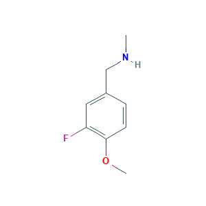 [(3-Fluoro-4-methoxyphenyl)methyl](methyl)amine