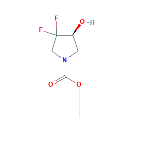 tert-Butyl (4S)-3,3-difluoro-4-hydroxypyrrolidine-1-carboxylate
