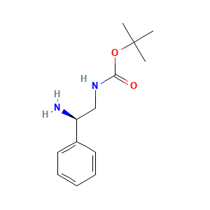 tert-butyl N-((2R)-2-amino-2-phenylethyl)carbamate