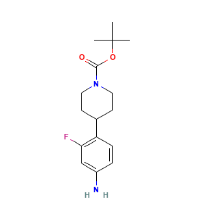 Tert-butyl 4-(4-amino-2-fluorophenyl)piperidine-1-carboxylate