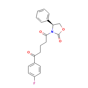 (S)-1-(4-Fluorophenyl)-5-(2-oxo-4-phenyloxazolidin-3-yl)pentane-1,5-dione