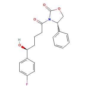 (4S)-3-[(5S)-5-(4-Fluorophenyl)-5-hydroxypentanoyl]-4-phenyl-1,3-oxazolidin-2-one