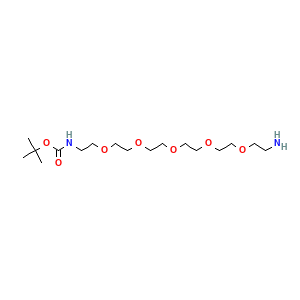 tert-Butyl (17-amino-3,6,9,12,15-pentaoxaheptadecan-1-yl)carbamate