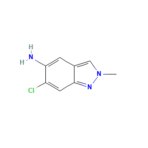 6-Chloro-2-methyl-2H-indazol-5-amine