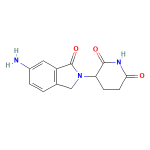 3-(6-amino-1-oxo-2,3-dihydro-1H-isoindol-2-yl)piperidine-2,6-dione