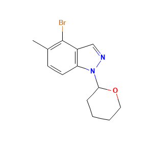 4-Bromo-5-methyl-1-(tetrahydro-2H-pyran-2-yl)-1H-indazole