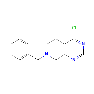 7-Benzyl-4-chloro-5,6,7,8-tetrahydropyrido[3,4-d]pyrimidine