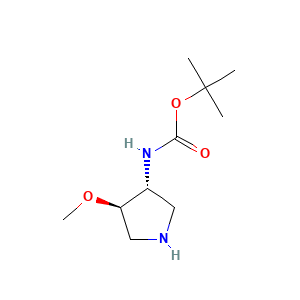 rac-tert-butyl N-[(3R,4R)-4-methoxypyrrolidin-3-yl]carbamate