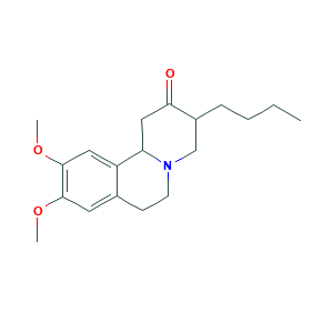 3-Butyl-9,10-dimethoxy-1,3,4,6,7,11b-hexahydrobenzo[a]quinolizin-2-one