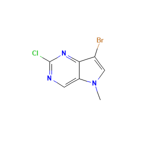 7-Bromo-2-chloro-5-methyl-5H-pyrrolo[3,2-d]pyrimidine
