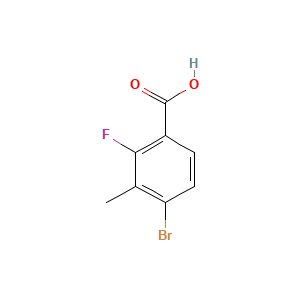 4-Bromo-2-fluoro-3-methylbenzoic acid