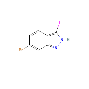 6-Bromo-3-iodo-7-methyl-1H-indazole