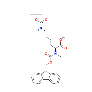 (S)-2-((((9H-Fluoren-9-yl)methoxy)carbonyl)(methyl)amino)-6-((tert-butoxycarbonyl)amino)hexanoic acid