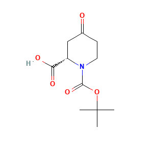 (2S)-1-[(tert-butoxy)carbonyl]-4-oxopiperidine-2-carboxylic acid