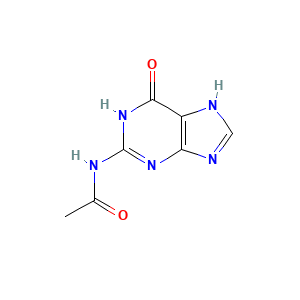 N-(6,7-dihydro-6-oxo-1H-purin-2-yl)acetamide