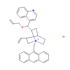 4-[[1-(Anthracen-9-ylmethyl)-5-ethenyl-1-azoniabicyclo[2.2.2]octan-2-yl]-prop-2-enoxymethyl]quinoline;bromide