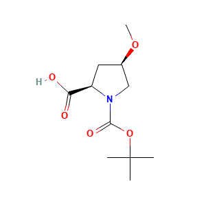 (2R,4R)-1-[(tert-butoxy)carbonyl]-4-methoxypyrrolidine-2-carboxylic acid