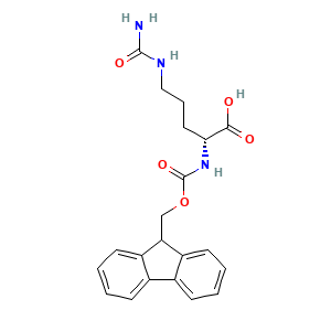 (2R)-5-(carbamoylamino)-2-({[(9H-fluoren-9-yl)methoxy]carbonyl}amino)pentanoic acid