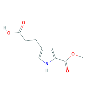 3-(5-(methoxycarbonyl)-1H-pyrrol-3-yl)propanoic acid