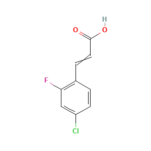 3-(4-Chloro-2-fluorophenyl)-2-propenoic acid