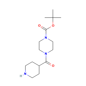 Tert-butyl 4-(piperidine-4-carbonyl)piperazine-1-carboxylate