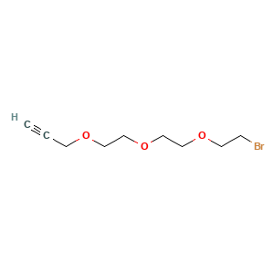 1-Bromo-2-(2-(2-(prop-2-yn-1-yloxy)ethoxy)ethoxy)ethane