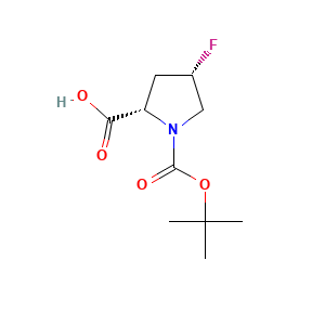 (2S,4S)-1-((tert-butoxy)carbonyl)-4-fluoropyrrolidine-2-carboxylic acid