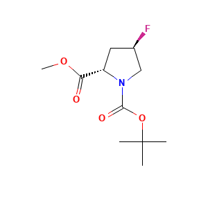 (2S,4R)-1-tert-Butyl 2-methyl 4-fluoropyrrolidine-1,2-dicarboxylate