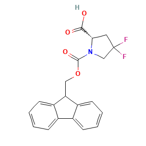 (2S)-1-{[(9H-fluoren-9-yl)methoxy]carbonyl}-4,4-difluoropyrrolidine-2-carboxylic acid